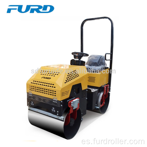 Ride-on Double Drum Vibratory 1 Ton Roller en venta (FYL-880)